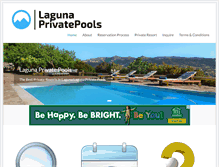 Tablet Screenshot of lagunaprivatepools.com